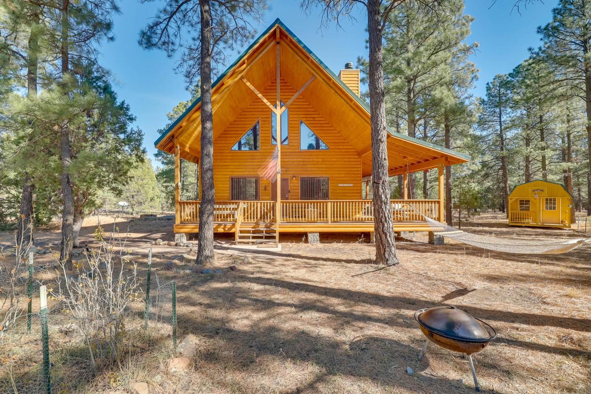 Dog-Friendly Nutrioso Cabin With Wraparound Porch! Eksteriør billede